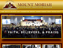Tablet Screenshot of mountmoriah.net